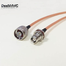 High Quality Low-Attenuation TNC Female Bulkhead Nut Switch N Male Plug Pigtail Cable RG142 50CM 20" /100CM Adapter Wholesale 2024 - buy cheap