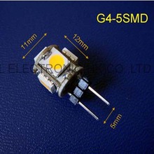 12V 5050 3 chips 5SMD G4led lighting 12Vdc G4 led bulbs led G4 lamps (free shipping 2pcs/lot) 2024 - buy cheap