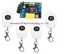 Wireless remote controlling switch RF AC 220 V 10 A 1CH 4* Transmitter 1* Receiver Momentary. Toggle .Latched Adjustable