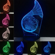 GAOPIN-Lámpara LED 3D con forma de altavoz, lámpara de noche con USB, táctil o remota, Multicolor 2024 - compra barato