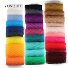 Multiple Colors 10"(25CM) Birdcage Veiling Millinery Hat Veil Fascinator Nettings DIY Hair Accessories 20Yard/Lot 2024 - buy cheap