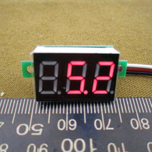 10pcs/lot DC 0-100V 3 wire Red Car digital display LED Voltage Volt Panel Meter Voltmeter Digital #0000 2024 - buy cheap