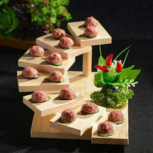 Elegante japonês sushi prateleira servindo placa bandeja de madeira multicamadas sobremesa sushi quadro restaurante cozinha sashimi comida bandeja 2024 - compre barato