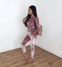 S-XL Chic Velvet Jumpsuit 2017 Women Long Sleeve Sexy Slim Club Jumpsuits Overalls Sexy BodyconWinter Combinaison Femme Rompers 2024 - buy cheap