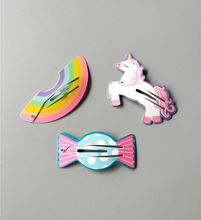 2PCS New Cute Cartoon Rainbow Candy BB Clips Hairpins Girls Hair Accessories Children Headwear Baby Hair Clips Headdress 2024 - buy cheap