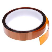20mm x 30m High Temperature Heat Resistant Tape High Temperature Polyimide Adhesive Tape Tawny 2024 - buy cheap