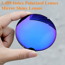 Índice de 1.499 Lentes de Prescrição Óculos De Sol Polarizados Óculos de Sol Óculos de Lentes de Espelho Brilhante para correção de Miopia/Hipermetropia Anti UVA/UVB Anti Glare 2024 - compre barato