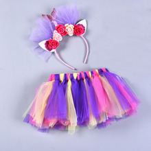 Free Mermaid Headwear 0-5Y Girls TUTU Skirts Baby Girls Clothes Princess Dance Pettiskirt Tulle Skirt Girls Child Costume A336 2024 - buy cheap