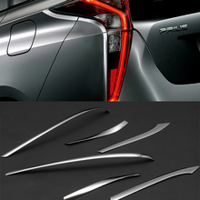 SUS304 Stainless Steel Rear Light Taillights Cover Molding Trim Accessories for Toyota Prius XW50 2015-2017 2024 - buy cheap