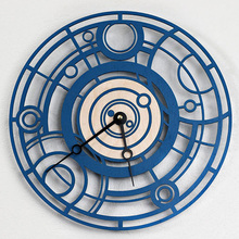 Doctor Who Gallifreyan Wall Clock Modern Design 3D Decorative Creative Wooden Hanging Clocks Wall Watch Home Decor Silent 12" 2024 - buy cheap
