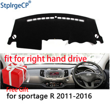 Alfombrilla protectora para salpicadero de coche, accesorios para el tablero, para Kia Sportage R 2011-2016 2024 - compra barato