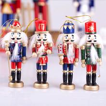 12.5CM Free shipping puppets doll toy wooden nutcracker Walnuts soldier nutcracker soldier Puppet Christmas 4pcs/lot HT022 2024 - buy cheap