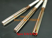 Free shipping 5Pcs/set 3/4/5/6/8MM Hand Reamer  Precision H8 9SiCr Straight- shank Hand Reamer Tools 2024 - buy cheap