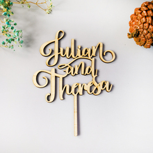 Custom Personalized Couple Name Wedding Wood Cake Topper Rustic Gold Mirror Mr&Mrs Monogram Topper Party Decor For Anniversary 2024 - buy cheap