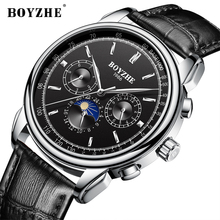 Relogio Masculino  Watch Top Brand Luxe Fashion Automatische Mechanische Horloge Mannen Business Waterdichte Zwarte Horloge Klok 2024 - buy cheap