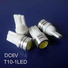 High quality 0.5w 6.3v led pilot lamp T10 w5w 194 168 led bulb,6.3v 0.5w T10 led indicator light free shipping 20pcs/lot 2023 - buy cheap