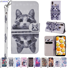 Leather Cover For Huawei P20 Lite Nova 3E Stand Flip Case ANE-LX1 ANE-L21 ANE-L01 ANE-LX2 Wallet Cases 3D Painting Phone Bag 2024 - buy cheap