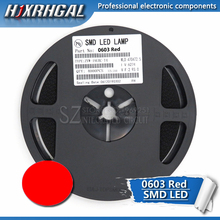 1 carrete 4000 Uds rojo 0603 SMD LED diodos luz nuevo y original hjxrhgal 2024 - compra barato