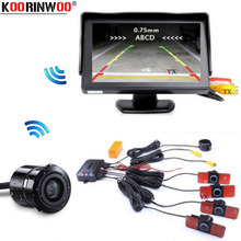 Koorinwoo-Monitor LCD con Sensor de movimiento, Monitor Parktronic Arduino, Sensor de aparcamiento para alarma de coche, volumen, vista trasera, asistencia de cámara de coche 2024 - compra barato