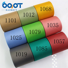 OOOT BAORJCT 176066 38mm 10yard Solid Color Ribbons Thermal transfer Printed grosgrain Wedding Accessories DIY handmade material 2024 - buy cheap