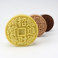 Molde para jabón 3D con forma antigua, herramienta de silicona con patrón del alfabeto, regalo hecho a mano 2024 - compra barato