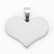 100pcs poker cards hearts Pendants for men women burnish double polished stainless steel diy Necklace&Pendants wholesale 2024 - buy cheap