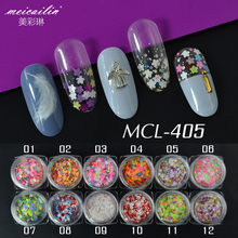 1 Set Mixed Color 3D Glitter Ultrathin Nail Sequins Paillette Sparkly DIY Tips Matte Plum Round Flakes Nails Art Decorations 2024 - buy cheap