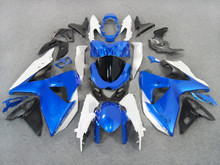 Kit de inyección de molde de carenado para coche, kit de inyección de molde de carenado para GSXR1000 09 10 GSX-R GSXR 1000 K9 2009 blanco azul ABS, juego de carenados + regalos SZ13 2024 - compra barato