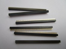 10 pcs Gold Plated Pitch 1.0mm Breakable Female Pin Header 2x50 100pin Double Row Strip 2024 - buy cheap