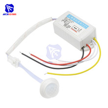 Diymore-Interruptor de Sensor infrarrojo de movimiento de cuerpo humano, 220V, interruptor IR, controlador de lámparas de luz inteligente, 6 Lux 2024 - compra barato