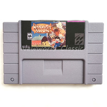 Версия Harvest Moon USA для 16-битного серого видео, игровая карта-картридж для NTSC Game Player 2024 - купить недорого