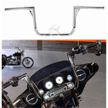 Motorcycle 16"Rise 1 1/4" Ape Hanger HandleBar For Harley Touring Bagger FLHT FLHTC 1982-2016 2024 - buy cheap