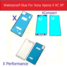 Front LCD and Rear Cover Adhesive Glue Tape For Sony Xperia X/X Compact/X Performance Touch Screen Frame Waterproof Sticker 2024 - buy cheap