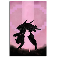 Overwatchs Video Game DVA MECH Silhouette Canvas Painting Print For Living Room Home Decor Modern Wall Art Oil Painting Poster 2024 - buy cheap