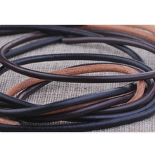 10m Black Cowhide Leather Cord For DIY handmade Craft Accessories Jewelry for Beading Necklace Ethnic Meterial Wholesale 2024 - buy cheap