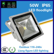 50 W impermeável ao ar livre holofote AC110-240v branco / branco quente IP65 LED refletor LED lâmpada de projetor para squre 2024 - compre barato
