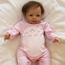 Muñeca Reborn de silicona para bebés, juguete de bebé de cuerpo de algodón PP de 55cm, regalo realista 2024 - compra barato