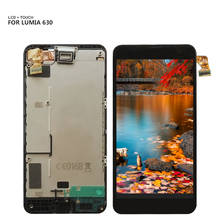 Для Nokia Lumia 630 RM-977 LCD дисплей сенсорный экран дигитайзер в сборе рамка запасные части 2024 - купить недорого