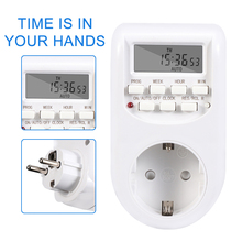 New Programmable Timing Socket Kebidu Digital Timer Switch EU Plug Kitchen Timer Outlet 220V 50HZ 10A 7 Day 12/24 Hour Wholesale 2024 - compre barato