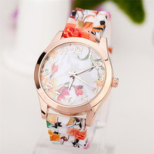 New watch women Flower lady dress watch, women's Casual Leather quartz-watch Analog wristwatch Gifts relogios feminino #F 2024 - buy cheap