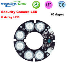 Hot Low fever Good quality 6 array LED IR Leds Board 60 degree Far Infrared Lamp Board for 60 diameter CCTV Camera system 2024 - buy cheap