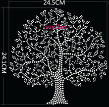 Adesivo de design com strass para camisa e sapato, adesivo de árvore grande com 2 divisões 2024 - compre barato