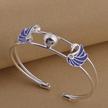Atacado prata chapeado moda jóias pulseiras pulseira WS-164 2024 - compre barato
