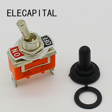 5pcs 15A 250V SPST 2 Terminal ON OFF Toggle Switch with waterproof cap 2024 - buy cheap