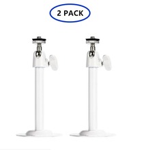 2 Pack WhitMetal Security Camera Wall Mount,Adjustable Indoor/Outdoor Mounting Bracket Designed for Arlo, Arlo Pro, CCTV Camera 2024 - buy cheap