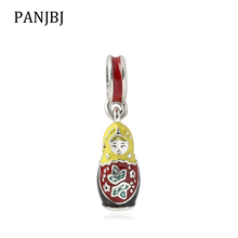 New Original Alloy Bead Thai Doll Dangle Enamel Charm Fit  Bracelet Necklace DIY Women Jewelry 2024 - compre barato