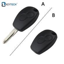 OkeyTech New Styling 2 Buttons Car Key Shell Remote Fob Cover Case For Renault Dacia Modus Clio 3 Twingo Kangoo 2 No Logo 2024 - buy cheap