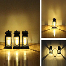Novidade luz solar de led para jardim, luz cintilação sem chamas vela iluminação externa pendurada sem fumaça lanterna solar para acampamento