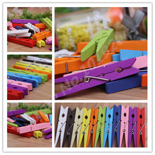 10PC 7.2CM*1CM Big Wood Clothes Pegs Socks Mini Pins Clothespin Colorful Wooden Home Decor Photo Paper Clamp Craft Arts Clips 2024 - buy cheap