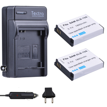 Tectra 2Pcs SLB-10A SLB10A Battery + Digital Charger for Samsung NV9/TL9 M310W L310W/SL310 L210 L110 L100 P1000 ES60 ES55/SL102 2024 - buy cheap